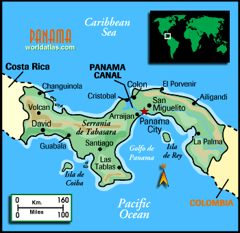 Panamá I map